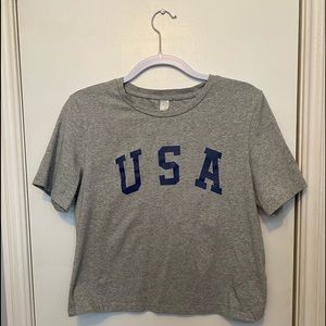 USA Crop Top